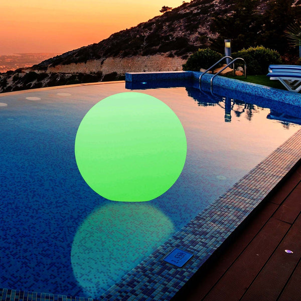 Floating Luminous LED Ball, Waterproof Outdoor Garden Lamp, 40cm