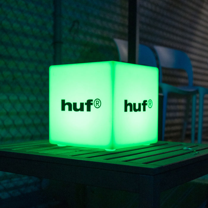 Personalized Promotional Light Box, Illuminated Printed Display Sign with Logo, Cube Table Center