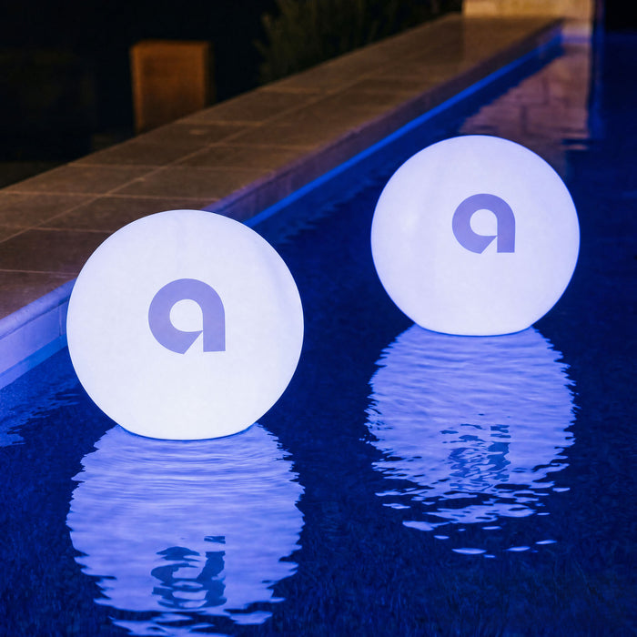 Large Custom Printed LED Floating Pool Light, Personalized Branded Lightbox for Outdoor Events