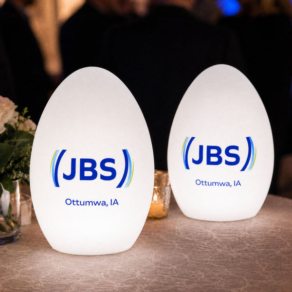 Bespoke Customized LED Table Center Lamp, Multi Color Illuminated Sign Light Box Display
