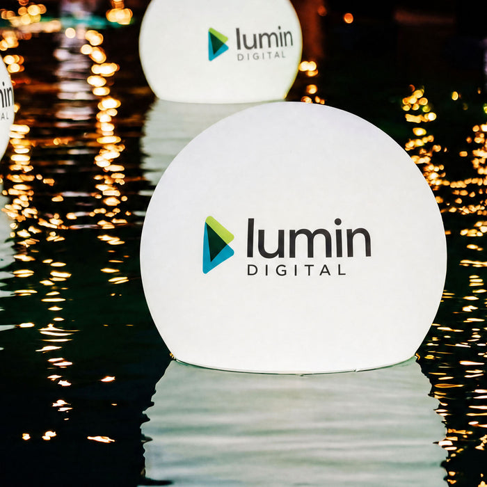 Customized Floating Light Box, Personalized Promotional Outdoor LED Pool Pond Lamp