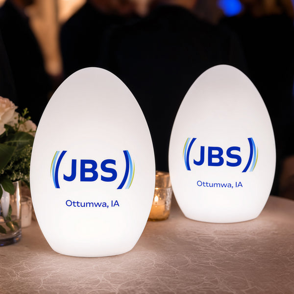 Bespoke Customized LED Table Center Lamp, Multi Color Illuminated Sign Light Box Display