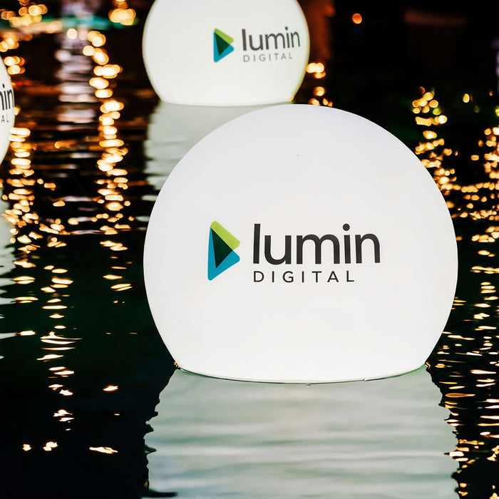 Customized Floating Light Box, Personalized Promotional Outdoor LED Pool Pond Lamp