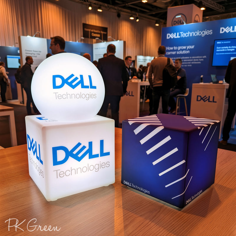 Branded Round LED Logo Lightbox, Customized Sphere Globe Floor