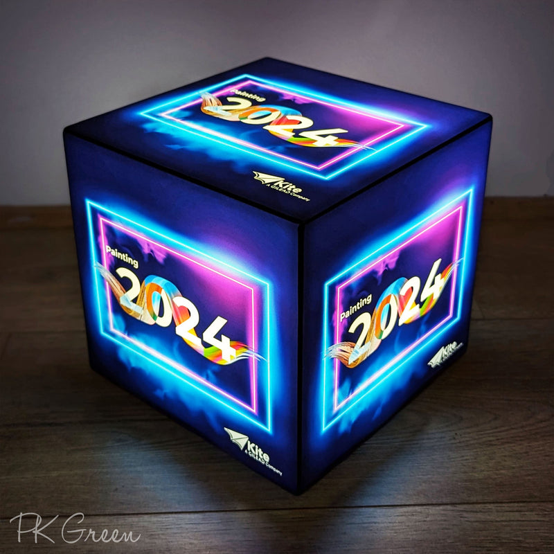 Branded Personalized Illuminated Sign Light Box, RGB Table Center with ...