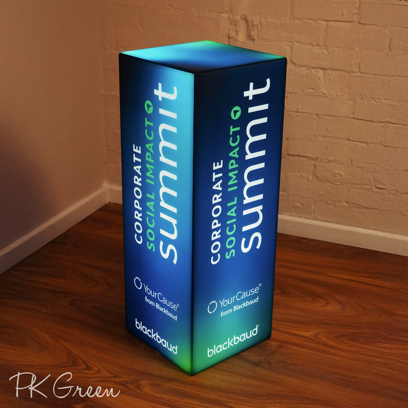 Personalized LED Free Standing Light Box with Logo, Custom Printed