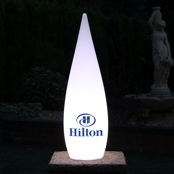 Personalized Decorative LED Floor Lamp, Custom Branded Outdoor Light Box with Logo, Waterdrop