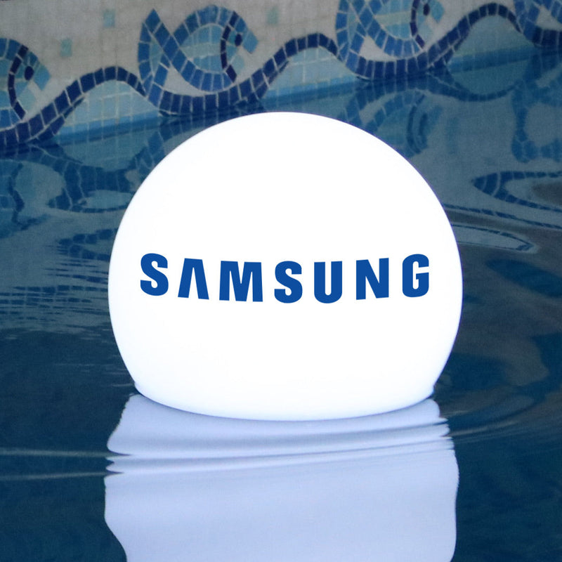 Personalized LED Floating Pool Light, Outdoor Display Light Box, Brand ...