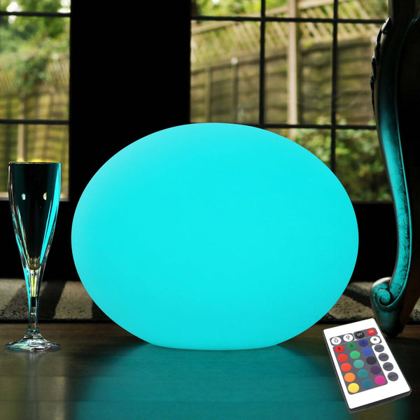 Decorative LED Outdoor Table Lamp, Cordless, Multicolor, 27cm