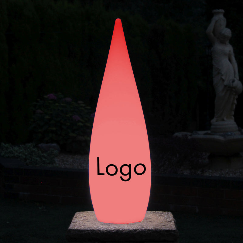 Unique Custom Branded Waterdrop Logo Lightbox, Freestanding Entrance Display Sign for Business Event, Expo, Exhibition, Corporate Event, Conference