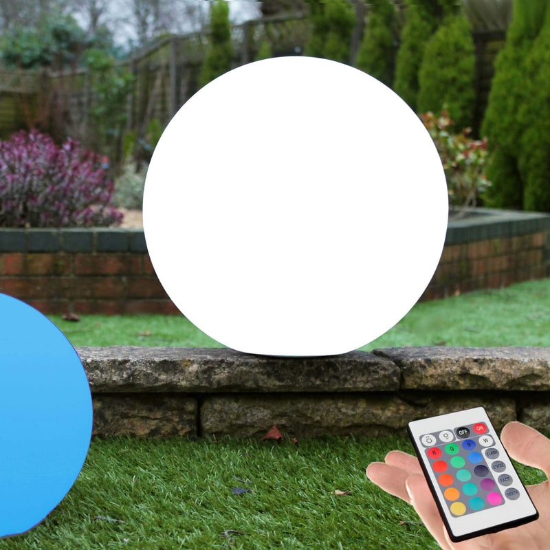 Large Floating LED Pond Pool Light, 60 cm Ball Sphere Orb Lamp, Outdoor Waterproof Garden Lighting