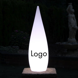 Unique Custom Branded Waterdrop Logo Lightbox, Freestanding Entrance Display Sign for Business Event, Expo, Exhibition, Corporate Event, Conference