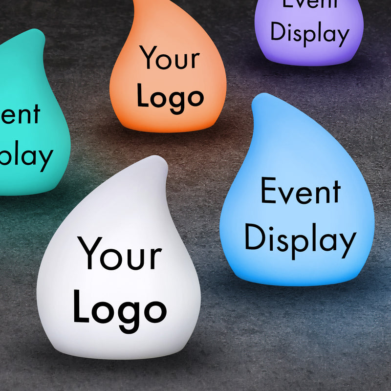 Branded Table Centerpieces for Launch Parties, Custom Light Box Signs, Custom Corporate Centerpieces for Exhibition Booths, Display Sign for Events