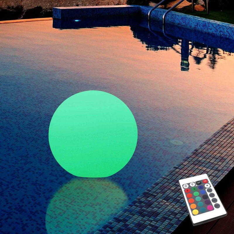 Round Floating LED Outdoor Lamp 25cm for Pool, Pond, Jacuzzi, Garden