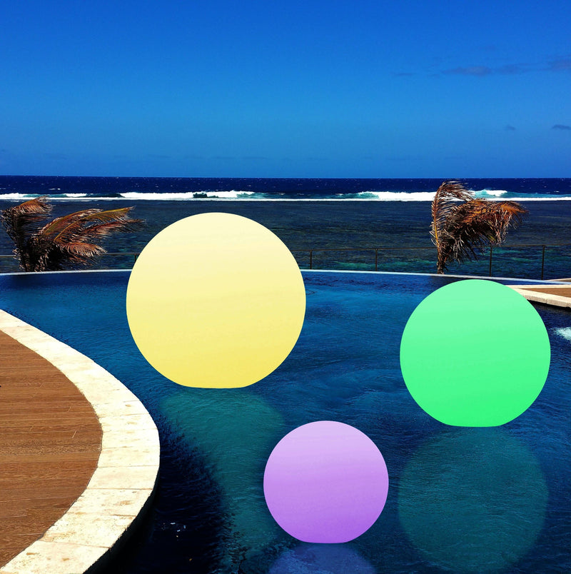 Floating Pool Lamp, Outdoor LED Garden Globe Sphere, 30cm, IP67