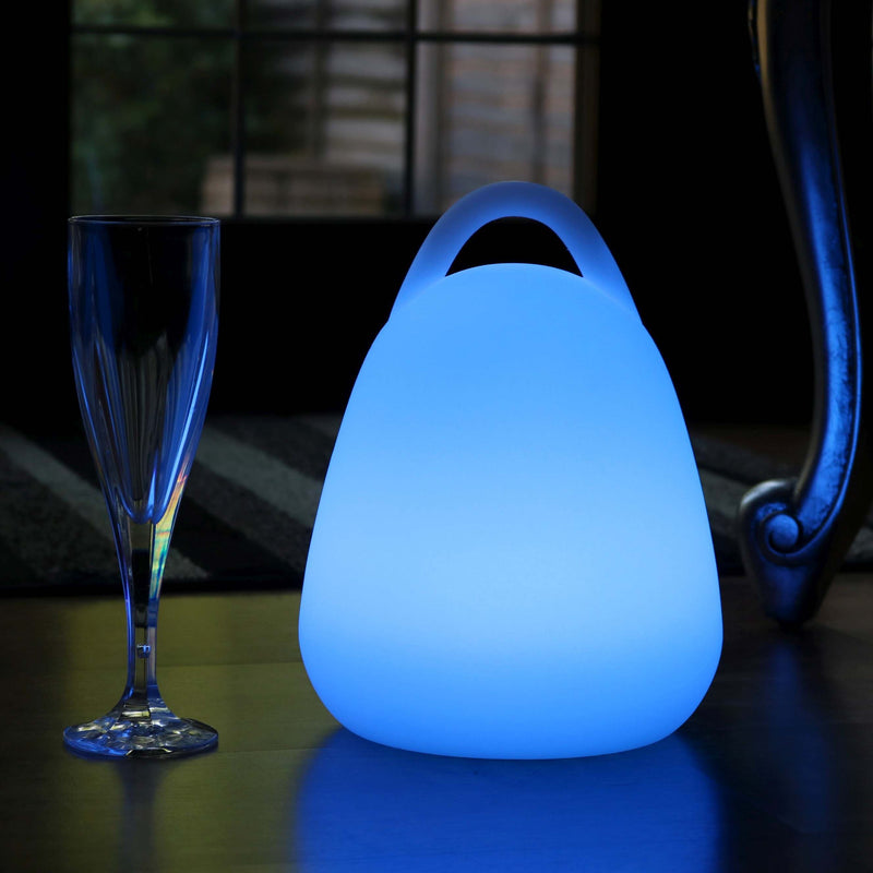 LED Lantern Lamp, Rechargeable Multicolor Outdoor Light, 23cm