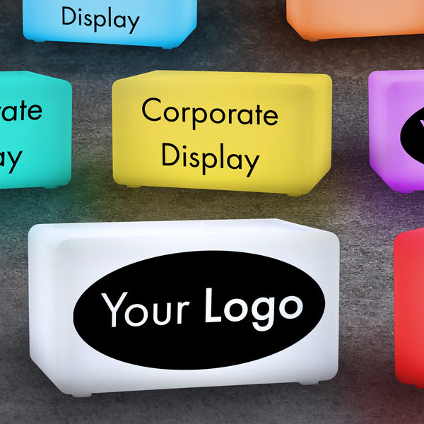 Event Signage Ideas for Corporate Events, Display Light Boxes, Business Event Signs for Conventions, Scan QR Code Sign, Color Changing Sign LED Box
