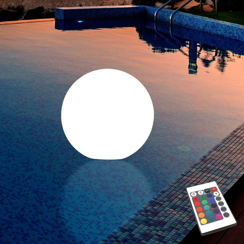 Floating Pool Lamp, Outdoor LED Garden Globe Sphere, 30cm, IP67