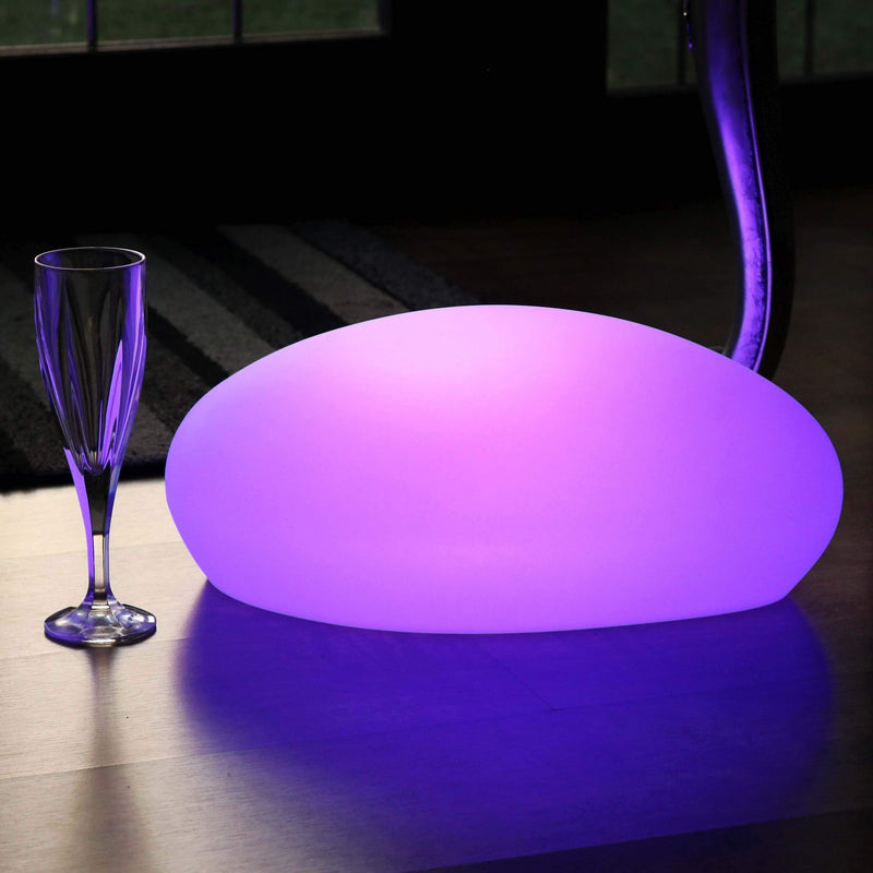 Decorative LED Table Lamp, Wireless Table Center Piece with Remote, Multicolor RGB Lighting