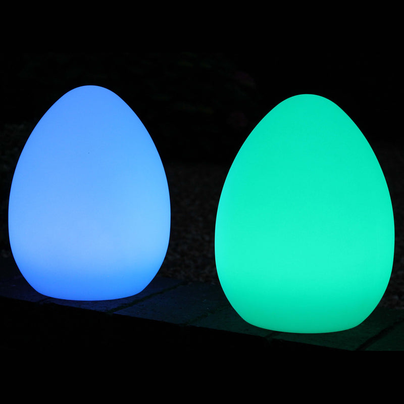Decorative Cordless RGB Table Lamp, Outdoor Garden Light, 27cm