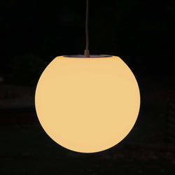 Hanging Lamp Bedroom, Ball Pendant Ceiling Light 25cm, Warm White LED