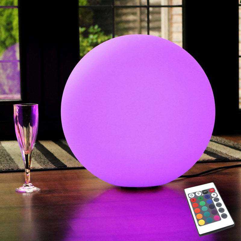 Floor Lamp Ball, 40cm, Mains Powered, Multicolor Free Standing Light