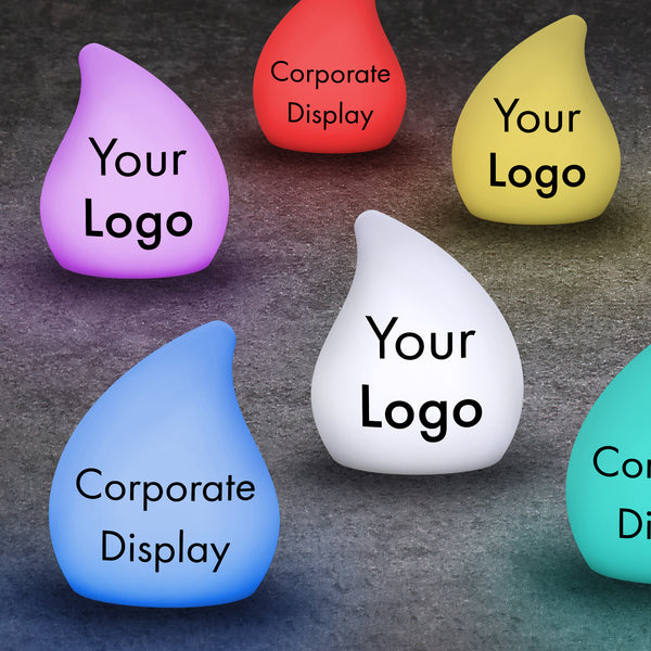 Centerpieces for Business Conference, Graphic Light Boxes, Branded Table Centerpieces for Conference Booths, Custom Light Box with Logo, Branded Sign