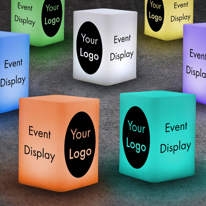 Event Signs for Table, Corporate Event Custom Lightboxes, 10x10 Exhibit Booth Ideas for Conventions, Illuminated Display Box, LED Light Block