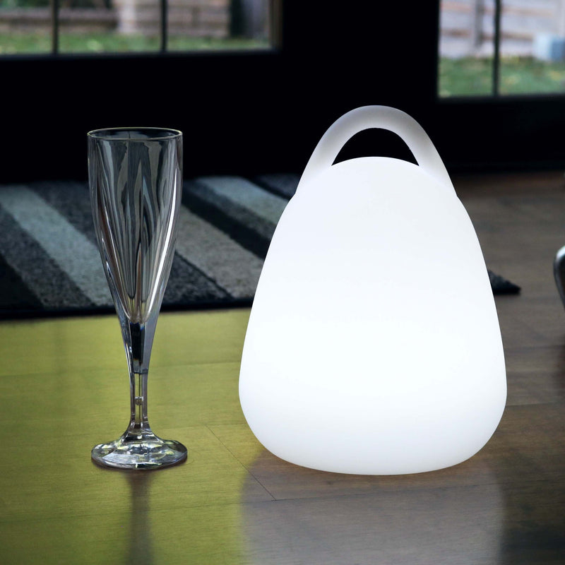 LED Lantern Lamp, Rechargeable Multicolor Outdoor Light, 23cm