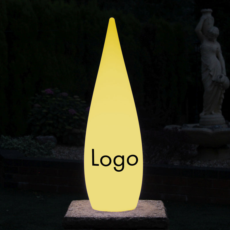 Unique Custom Branded Waterdrop Logo Lightbox, Freestanding Entrance Display Sign for Business Event, Expo, Exhibition, Corporate Event, Conference