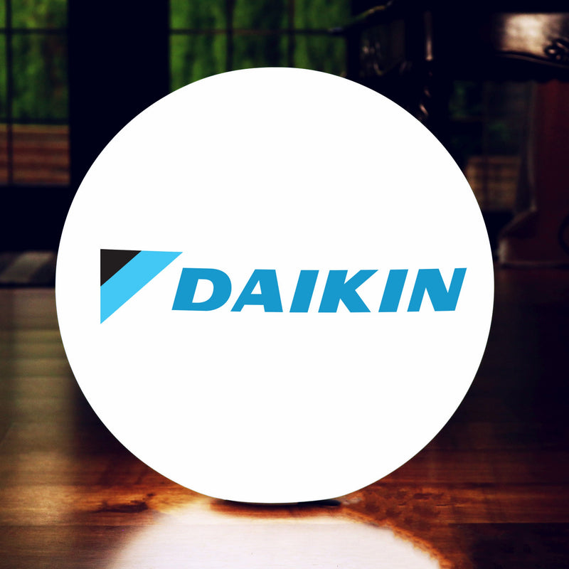 Personalised Multi Colour LED Light, Round Floor Lamp, Advertising Lightbox with Logo