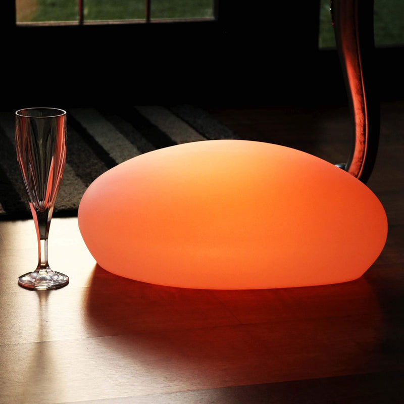 Decorative LED Table Lamp, Wireless Table Center Piece with Remote, Multicolor RGB Lighting