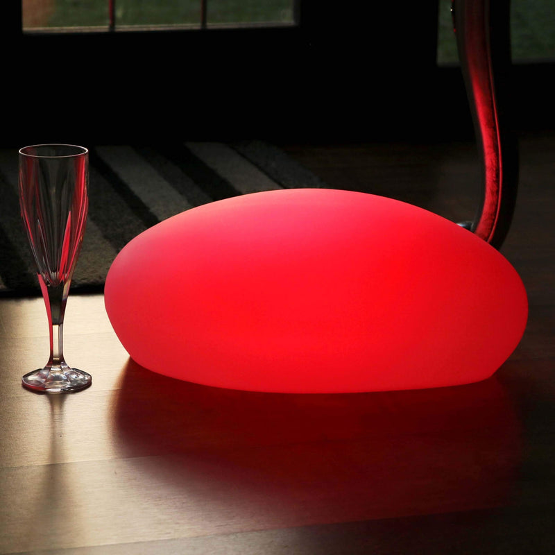 Decorative LED Table Lamp, Wireless Table Center Piece with Remote, Multicolor RGB Lighting