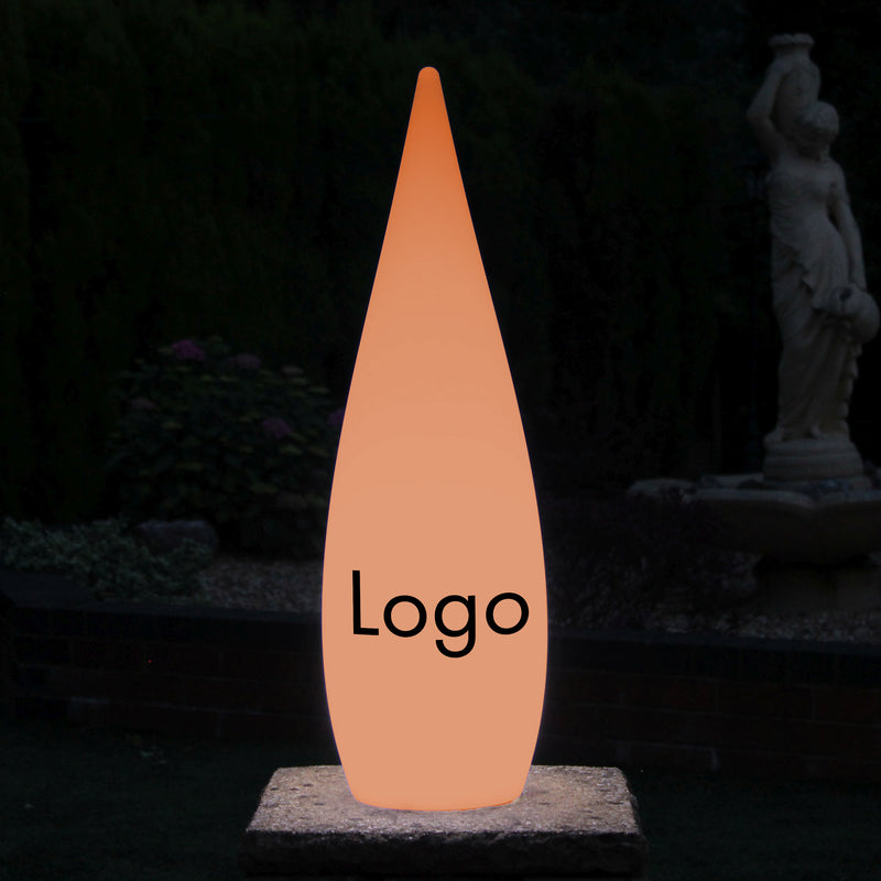 Unique Custom Branded Waterdrop Logo Lightbox, Freestanding Entrance Display Sign for Business Event, Expo, Exhibition, Corporate Event, Conference