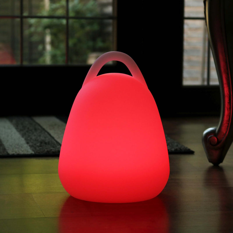 LED Lantern Lamp, Rechargeable Multicolor Outdoor Light, 23cm