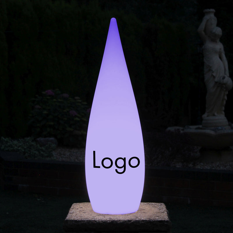 Unique Custom Branded Waterdrop Logo Lightbox, Freestanding Entrance Display Sign for Business Event, Expo, Exhibition, Corporate Event, Conference