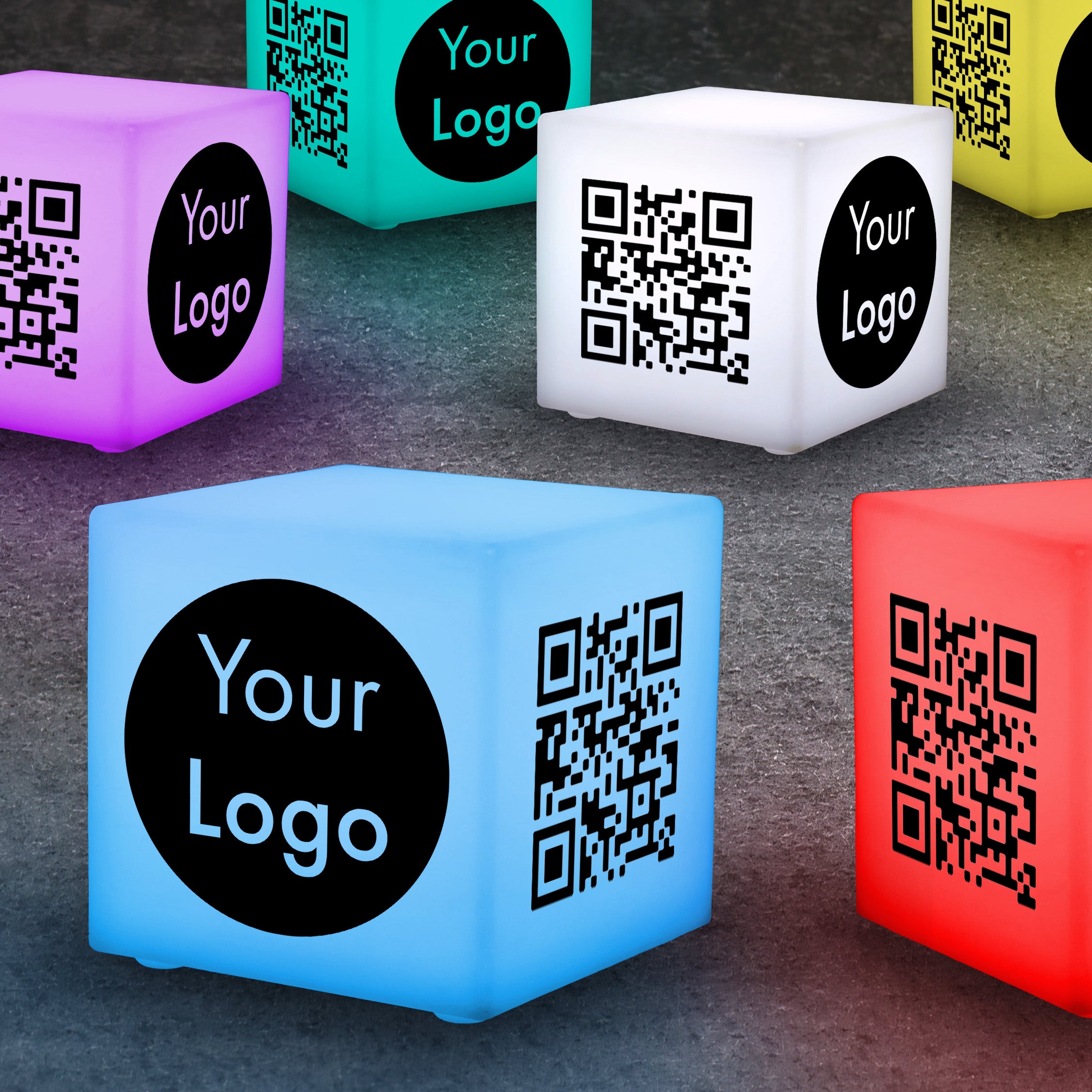 Display Light Boxes for Tradeshows, Light Up Boxes, QR Code Table Sign ...