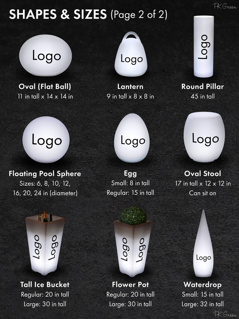Custom Centerpieces for Exhibit Booths, Light Boxes with Logo, Convention Center Signage for Corporate Events, Personalized Centerpiece, LED Sphere