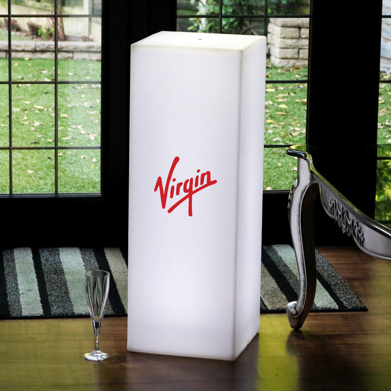Personalized LED Free Standing Light Box with Logo, Custom Printed Bac ...