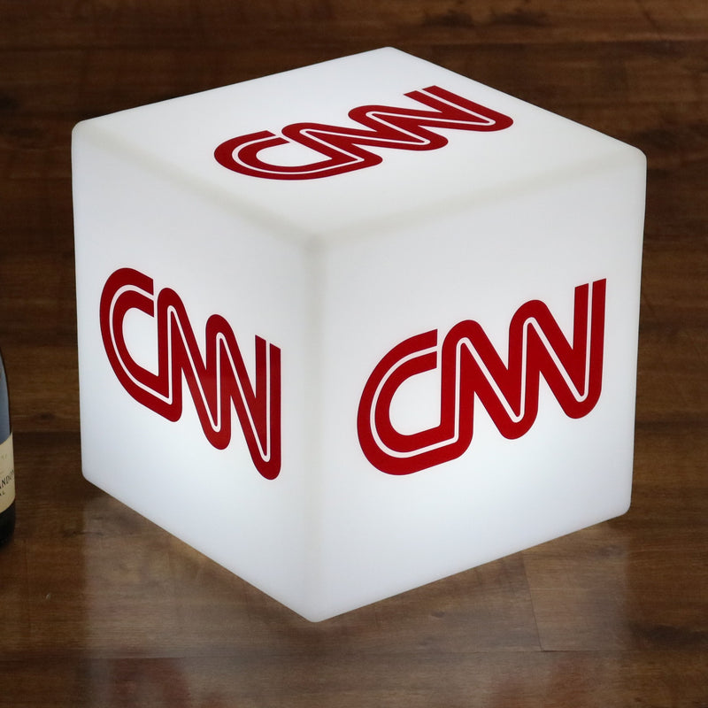 Personalized Custom LED Cube Stool Seat, Large Light Box Display, Illu ...