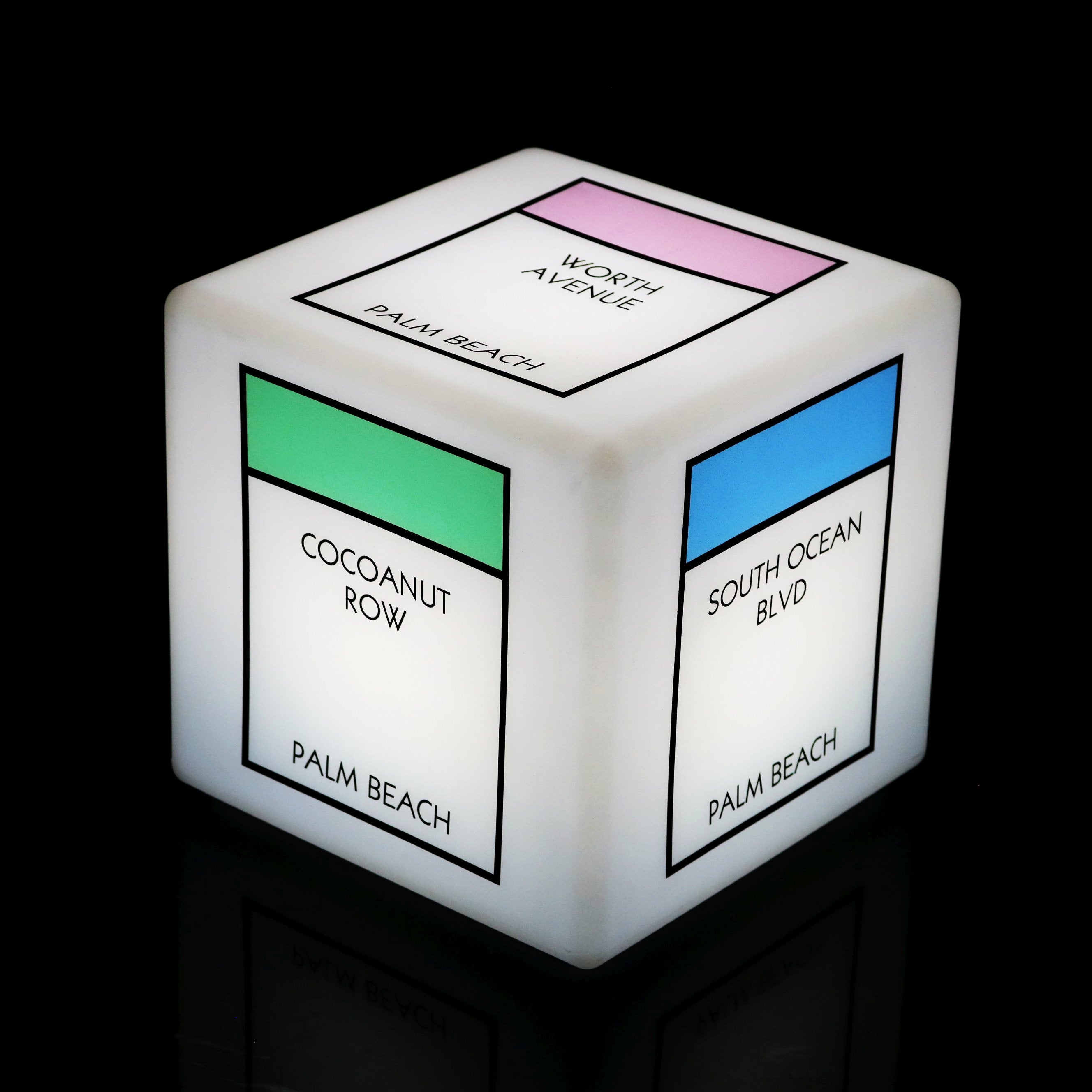 Personalized Custom LED Cube Stool Seat, Large Light Box Display, Illu ...