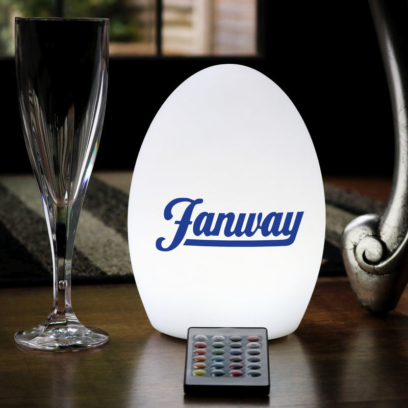 Personalised Table Centre Lightbox, Custom Printed Rechargeable LED Sign Lamp with Logo
