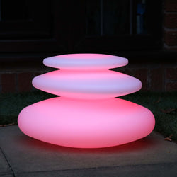 Decorative Wireless Outdoor LED Table Lamp, Multicolor, 28cm