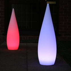 Designer Cordless Floor Lamp, Outdoor Multicolor LED Garden Light