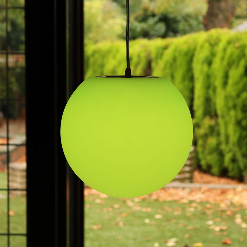 Outdoor LED Hanging Lamp for Garden, Rechargeable, Multicolor, 20cm