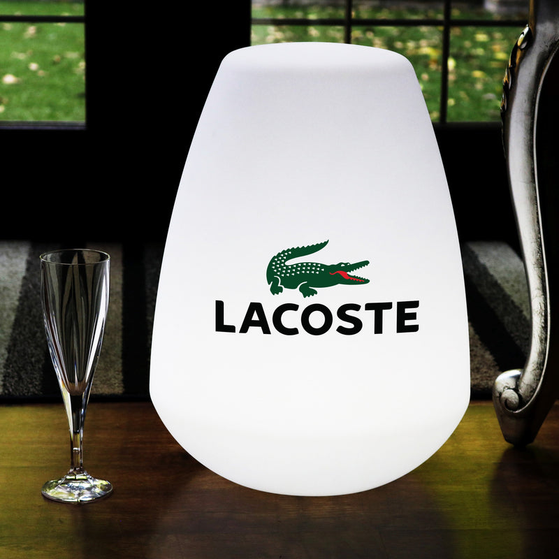 Custom Multicolour LED Lamp, Personalised Logo Lightbox, Freestanding Wireless Floor Lamp