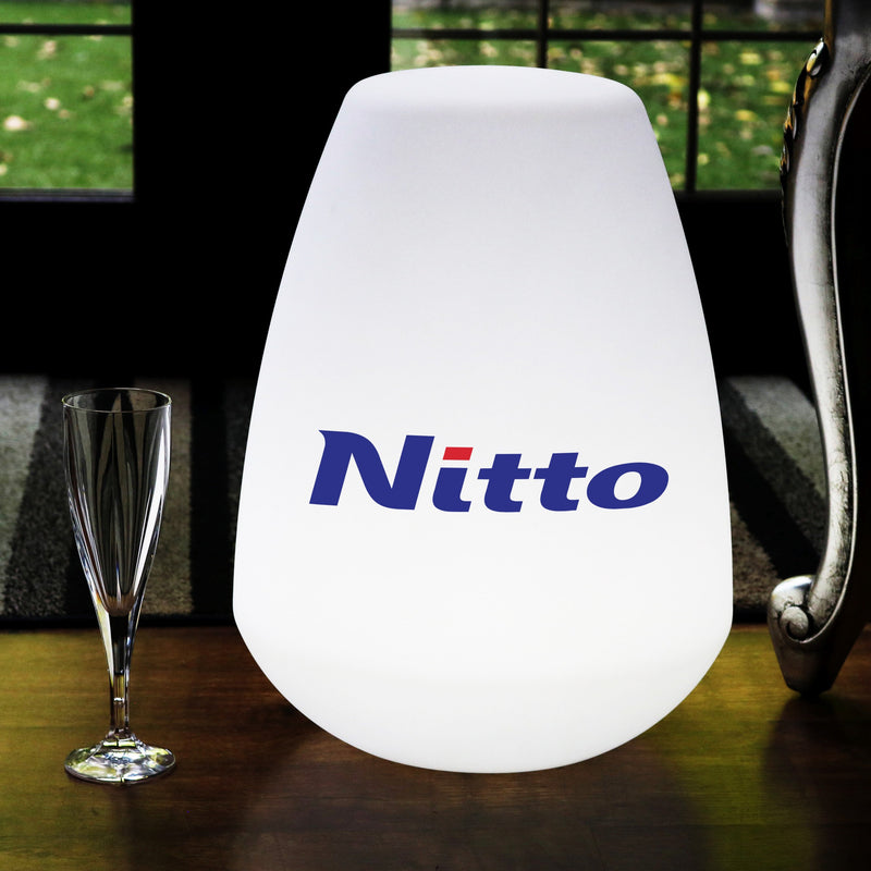 Custom Multicolour LED Lamp, Personalised Logo Lightbox, Freestanding Wireless Floor Lamp