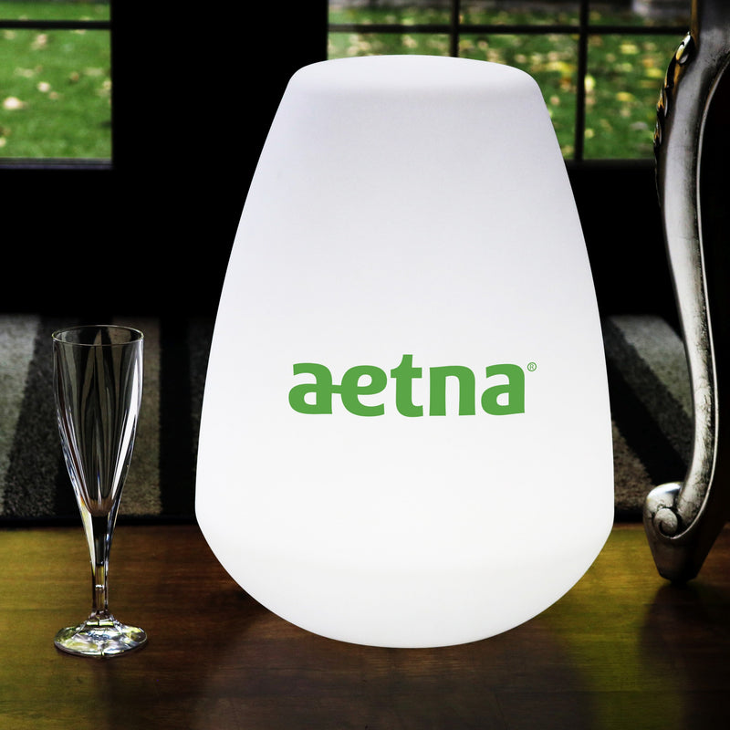 Custom Multicolour LED Lamp, Personalised Logo Lightbox, Freestanding Wireless Floor Lamp