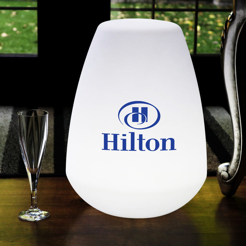 Custom Multicolour LED Lamp, Personalised Logo Lightbox, Freestanding Wireless Floor Lamp