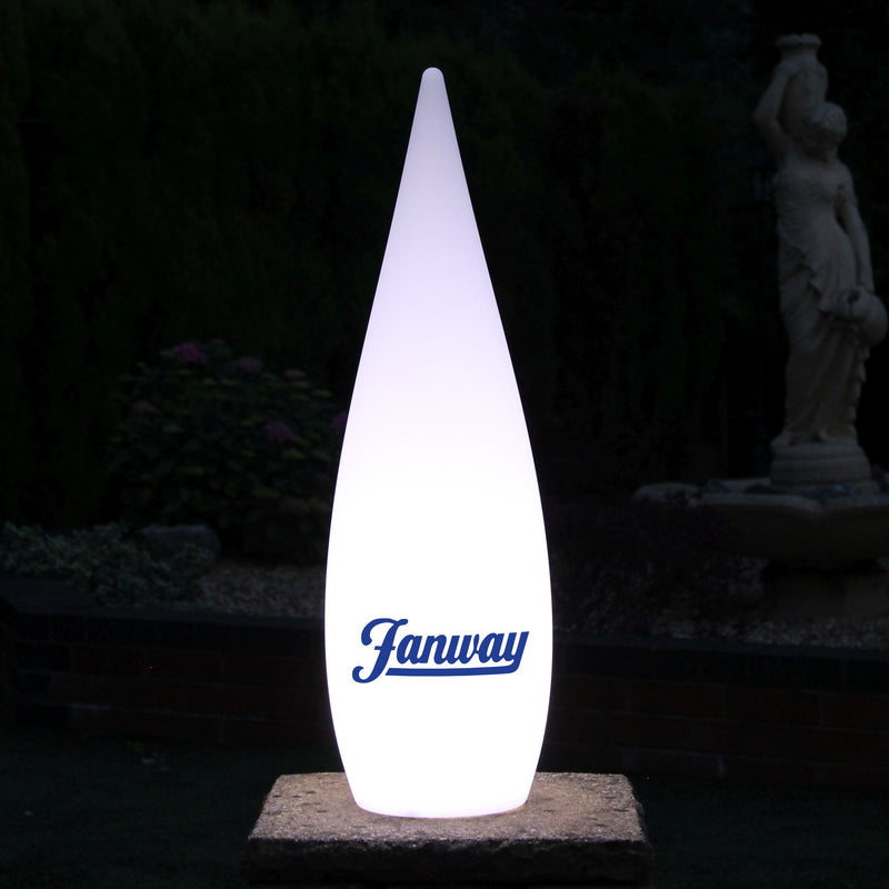 Personalised Decorative LED Floor Lamp, Custom Branded Outdoor Light Box with Logo, 80cm